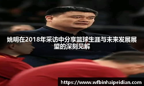 姚明在2018年采访中分享篮球生涯与未来发展展望的深刻见解