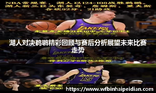 湖人对决鹈鹕精彩回顾与赛后分析展望未来比赛走势